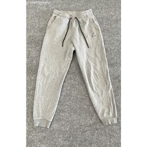 Jordan Men's Gray Jumpman Fleece Jogger Sweatpants Size M